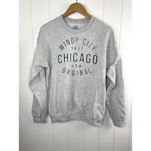 Chicago Windy City Pullover Crewneck Sweatshirt Size S